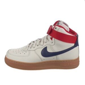 Nike White and Blue Athletic Shoes